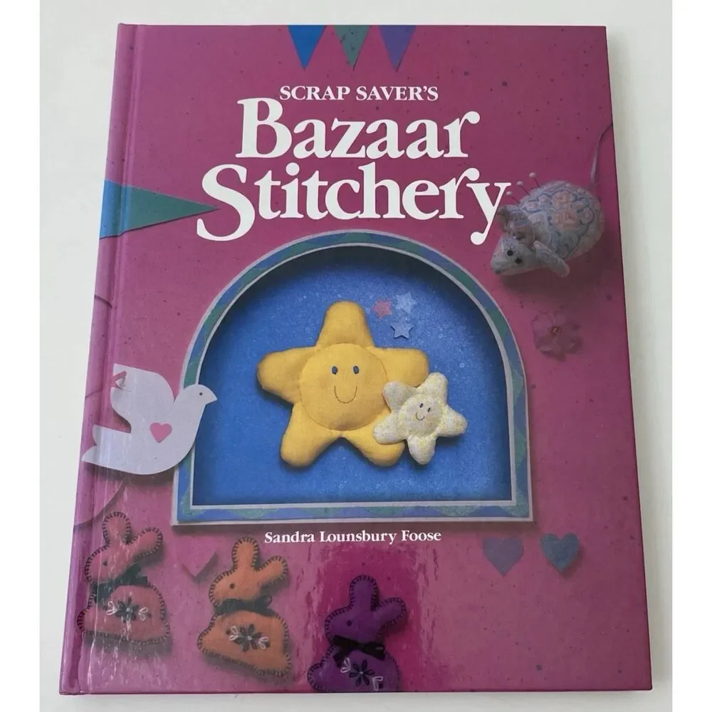 Scrap Saver's Lot of 3 Books-Bazaar- Christmas -Country Stitchery (Hardcover)